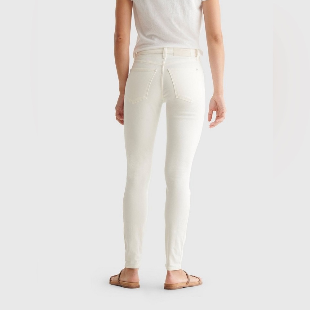 LUCKY BRAND 🍀 white cream skinny ankle cropped denim jeans 00/24 Ava